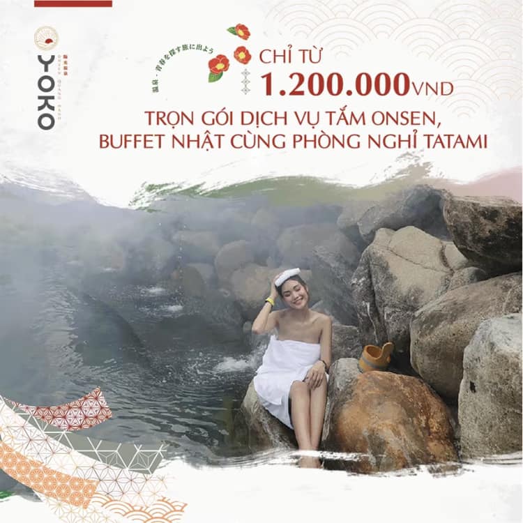 Giá vé tắm Onsen Quang Hanh cuối năm